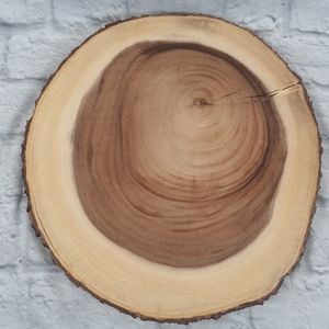 Acacia Wood Slab Cutting Display Board